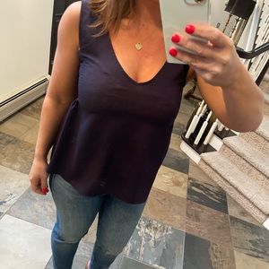 Asher Navy Top